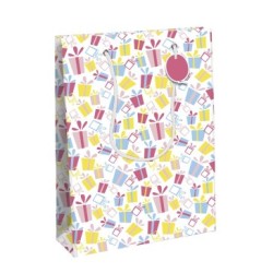 Sac cadeau large Excellia 26,5x14x33cm - Multicolore 2