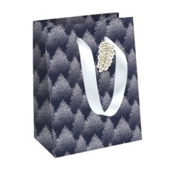 Sac cadeau moyen Excellia 21,5x10,2x25,3cm - Bleu 6