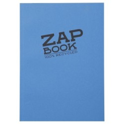 Carnet papier recyclé Zap Book 80g - Aléatoire - 320 - Encollée - 14,8 x 21 cm