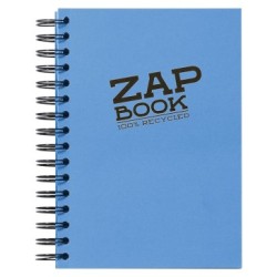 Carnet papier recyclé Zap Book 80g - Assortiment mixte - 320 - Intégrale - 14,8 x 21 cm