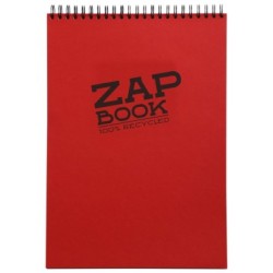 Carnet papier recyclé Zap Book 80g_1