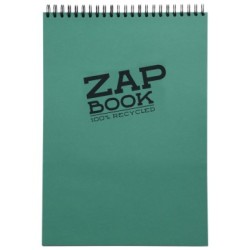 Carnet papier recyclé Zap Book 80g_1