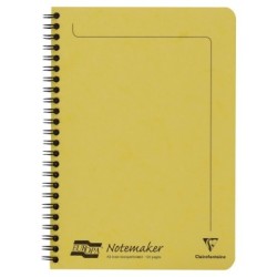 Notemaker carnet reliure intégrale Europa - Noir - 10,5 x 14,8 cm - A6