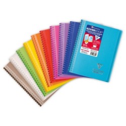 Carnet reliure intégrale enveloppante Koverbook - 160 - 14,5 x 21 cm - 5/5 (petits carreaux)