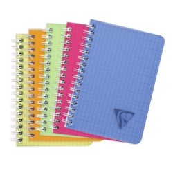 Carnet reliure intégrale Linicolor - Assortis Fresh - 100 - 9 x 14 cm - 5/5 (petits carreaux)