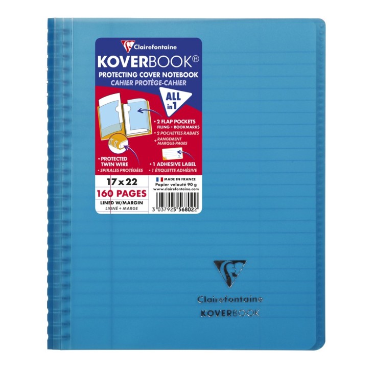 Cahier reliure intégrale enveloppante Koverbook