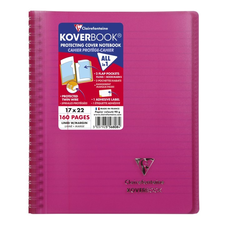 Cahier reliure intégrale enveloppante Koverbook