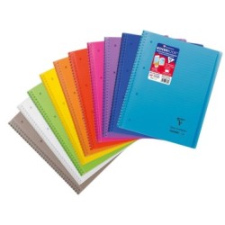 Cahier reliure intégrale enveloppante Koverbook - Assortis - 160 - 22,5 x 29,7 cm - A4+ - Ligné