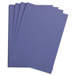 Papier dessin couleur à grain Etival Color 160g - Bleu outremer - 21 x 29,7 cm