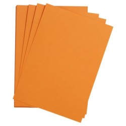 Papier dessin couleur à grain Etival Color 160g - Orange - 21 x 29,7 cm