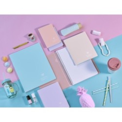 Carnet reliure intégrale enveloppante Koverbook Blush_1