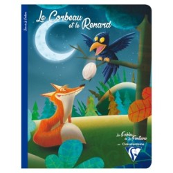 Cahier piqué Les Fables de La Fontaine_1