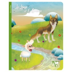 Cahier piqué Les Fables de La Fontaine_1