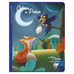 Cahier de poésie piqué Les Fables de La Fontaine_1