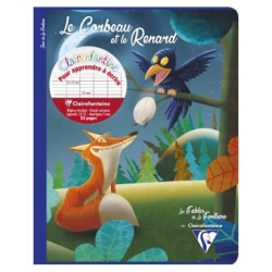 Cahier d'écriture piqué Les Fables de La Fontaine_1