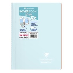 Cahier reliure intégrale enveloppante Koverbook Blush_1