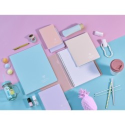 Cahier reliure intégrale enveloppante Koverbook Blush_1