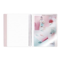 Cahier reliure intégrale enveloppante Koverbook Blush_1