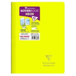 Cahier reliure intégrale enveloppante Koverbook Neon_1