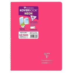 Cahier reliure intégrale enveloppante Koverbook Neon_1