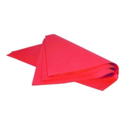 Rame de 480 feuilles soie 75x50cm - Rouge