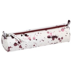 Cosmicuir - Trousse ronde - Cerise