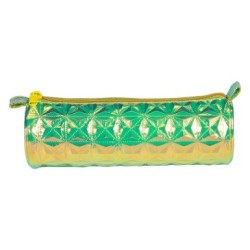 Fantaisies et textiles - Trousse ronde - Vert