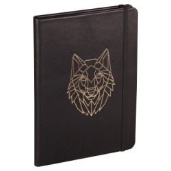 Black forest - Carnet cuir - Loup