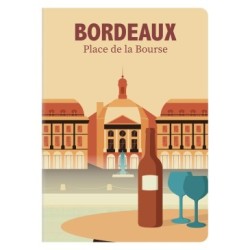 France - Carnet - Bordeaux - 96 - 10,5 x 14,8 cm - Portrait - Ligné