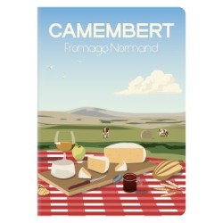 France - Carnet - Camembert - 96 - 10,5 x 14,8 cm - Portrait - Ligné