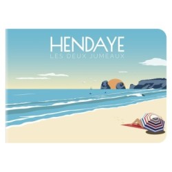 France - Carnet - Hendaye - 48 - 14,8 x 10,5 cm - Paysage - Uni