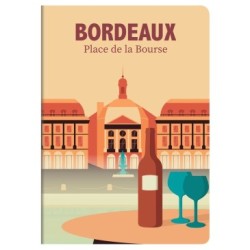 France - Carnet - Bordeaux - 96 - 14,8 x 21 cm - Portrait - Ligné