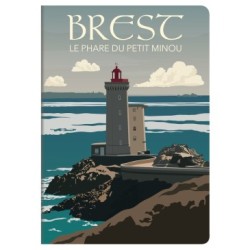 France - Carnet - Brest - 96 - 14,8 x 21 cm - Portrait - Ligné