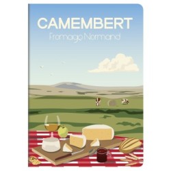 France - Carnet - Camembert - 96 - 14,8 x 21 cm - Portrait - Ligné