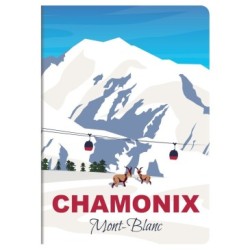 France - Carnet - Chamonix - 96 - 14,8 x 21 cm - Portrait - Ligné