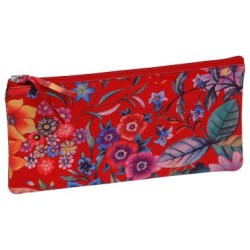 Céleste - Trousse plate - Jardin rouge