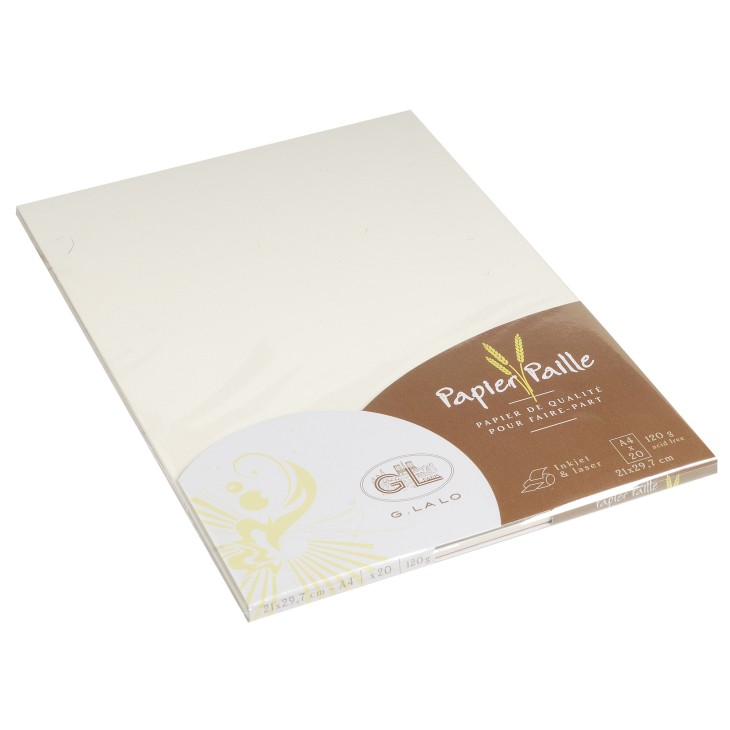 Feuille Paille A4 120g