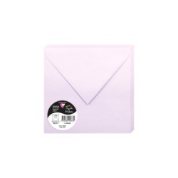 Enveloppe Pollen 16,5x16,5cm - Lilas - Lilas - Papier lisse