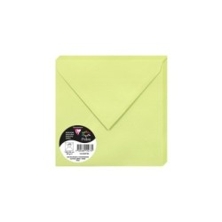 Enveloppe Pollen 16,5x16,5cm - Vert bourgeon - Vert bourgeon - Papier lisse