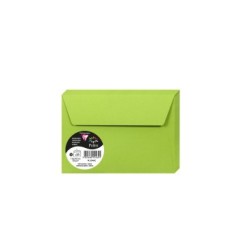 Enveloppe Pollen C6 (11,4x16,2cm) - Vert menthe - Vert menthe - Papier lisse