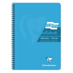 Cahier reliure intégrale EUROPA GLOSSY - Turquoise