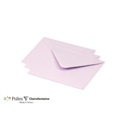 Enveloppe Pollen 12,5x13,8cm - Lilas - Lilas - Papier lisse