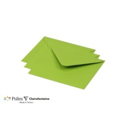 Enveloppe Pollen 12,5x13,8cm - Vert menthe - Vert menthe - Papier lisse