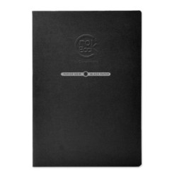 Carnet papier croquis Crok'Book 120g noir - Noir - Noir - 29,7 x 42 cm - 120 g/m² - Portrait