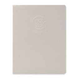 Carnet papier croquis Crok'Book 90g blanc - Gris clair - 17 x 22 cm - Portrait