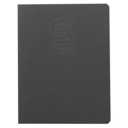 Carnet papier croquis Crok'Book 160g blanc - Noir - 17 x 22 cm