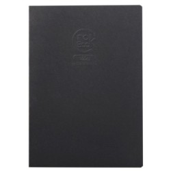 Carnet papier croquis Crok'Book 160g blanc - Noir - 29,7 x 42 cm