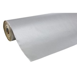 Unicolor kraft brun 60g, rouleau 250x0,70m - Argent - 5000 x 70 cm