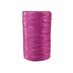 Raphia synthétique 100mx13mm - Fuchsia