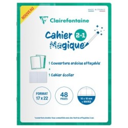 Cahier Magique - Vert émeraude - 17 x 22 cm - 10/10 + marge